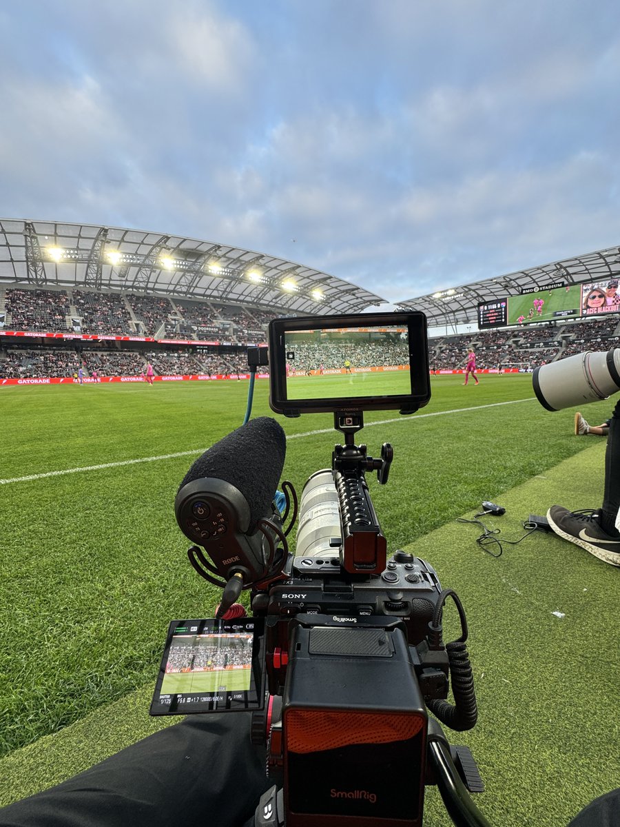Got to achieve a major dream of mine last night and shoot professional soccer 🥹

Thank you <a href="/weareangelcity/">Angel City FC</a> 🫶