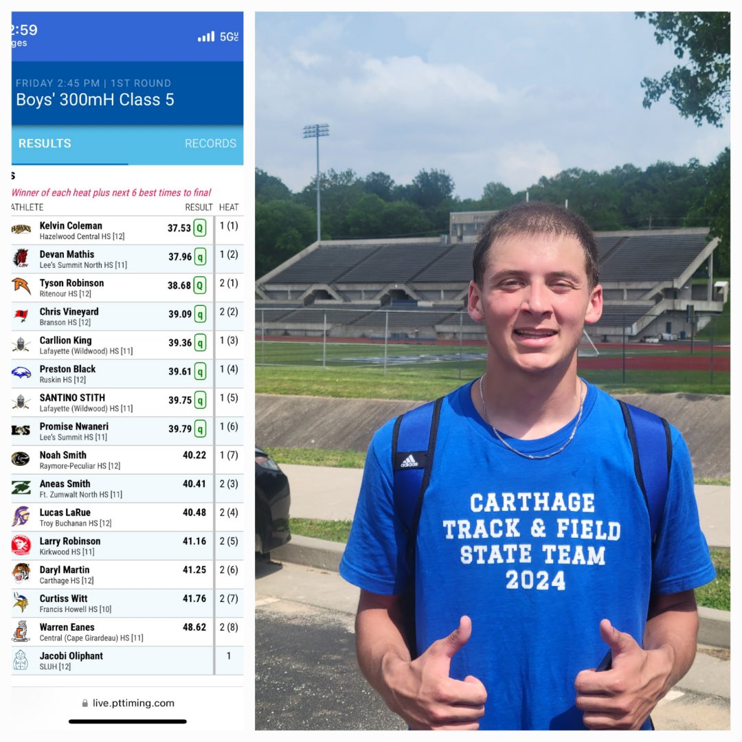 Carthage Tigers CC Track & Field tweet media