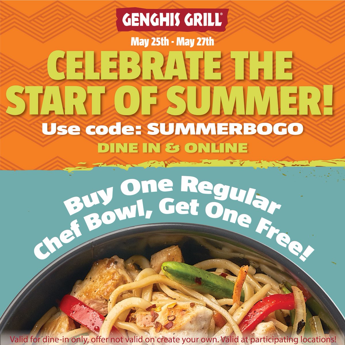 Genghis Grill tweet media