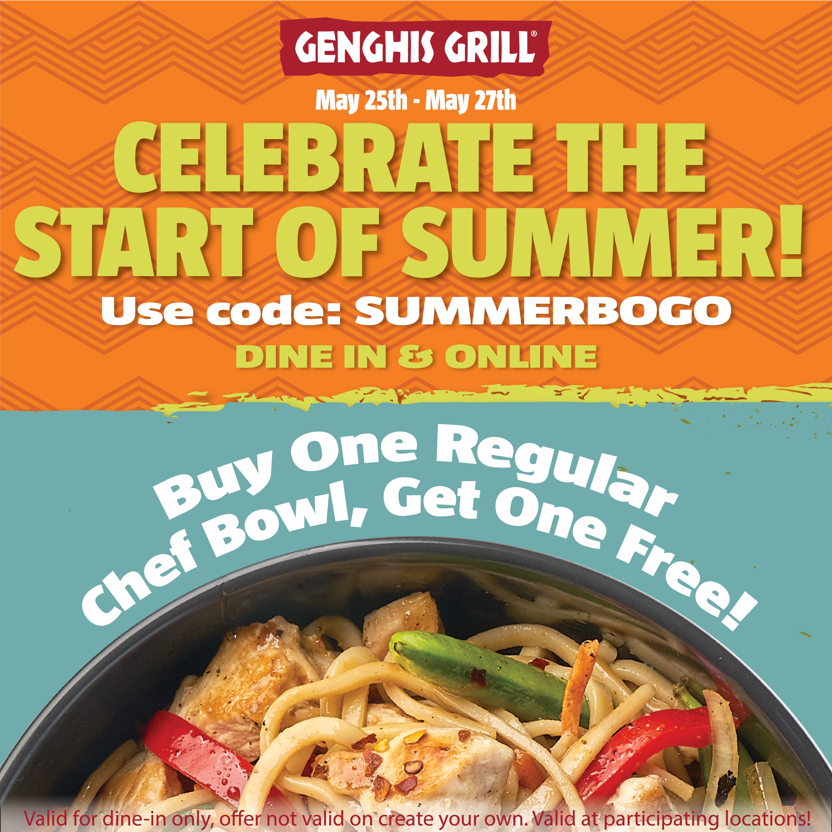 Genghis grill coupon sale