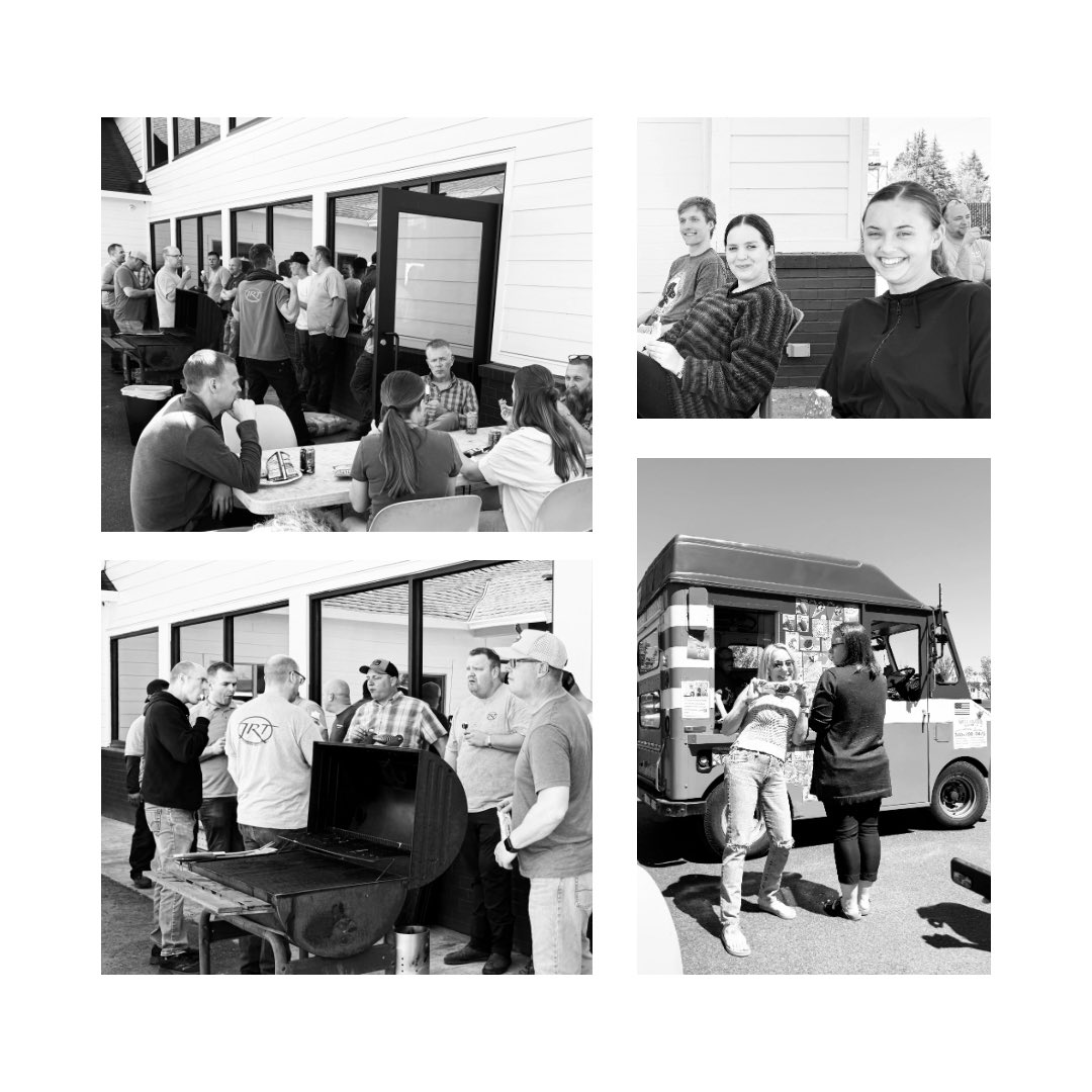 JRTMechanical's tweet photo. Bring on the sunshine 🌞

Memorial Day is often considered the unofficial start of summer in the US. We are ready for it here! 

These are a few shots of the office crew at a recent company BBQ. Shout out to Karl for the delicious burgers &amp; fresh caught spring salmon. https://t.co/coTPVSwM1C
