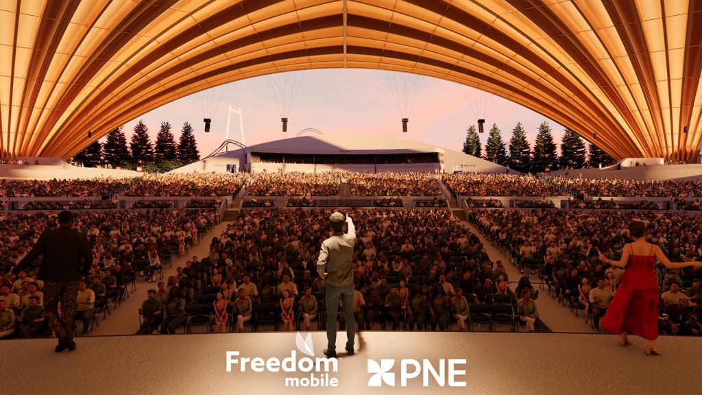 Today, we announced a momentus partnership with Freedom Mobile as our naming rights partner for our new amphitheatre, scheduled to open in 2026. 🎉 Vote for the venue's official new name: pne.ca/poll/ Voting ends Friday, June 7, 2024 at 5 pm PDT.