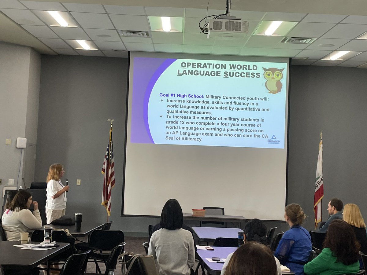 World Languages - SDCOE (@worldlangsdcoe) on Twitter photo Starting Earlier! Our colleagues from <a href="/DelMarSchools/">Del Mar Schools</a>, <a href="/PowayUnified/">Poway Unified</a>, <a href="/CVESDNews/">CVESD News</a>, <a href="/sdusdmed/">SDUSD Multilingual Education Department</a>, & <a href="/CoronadoUnified/">Coronado Unified</a> engage #LanguageEducators in the power & possibilities for #WorldLanguages in Elementary & Middle School. #GlobalCompetencies #SDbiliteracy <a href="/SanDiegoCOE/">San Diego County Office of Education</a> Starting Earlier! Our colleagues from <a href="/DelMarSchools/">Del Mar Schools</a>, <a href="/PowayUnified/">Poway Unified</a>, <a href="/CVESDNews/">CVESD News</a>, <a href="/sdusdmed/">SDUSD Multilingual Education Department</a>, & <a href="/CoronadoUnified/">Coronado Unified</a> engage #LanguageEducators in the power & possibilities for #WorldLanguages in Elementary & Middle School. #GlobalCompetencies #SDbiliteracy <a href="/SanDiegoCOE/">San Diego County Office of Education</a>