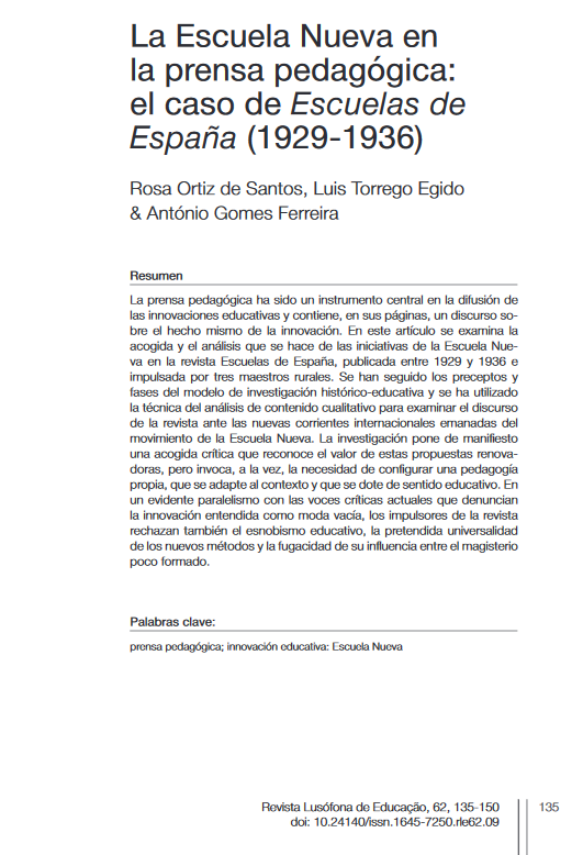 RosaODS's tweet photo. El debate sobre la innovación en educación no es nuevo. Analizamos el discurso crítico de los maestros que escribieron en "Escuelas de España" sobre las ideas y los métodos provenientes de la Escuela Nueva (Decroly, Dewey, Montessori y Freinet). Más en https://t.co/ciiaSxTinZ 🧐 https://t.co/4D6FwbbrXE
