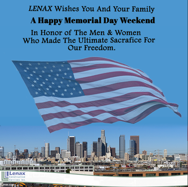 On #MemorialDay, we honor the brave men and women who made the ultimate sacrifice for our country. Their courage is the foundation of our freedoms. At LENAX, we strive to uphold their values in every project. Thank you for your service. #HonorAndRemember #ConstructionManagement