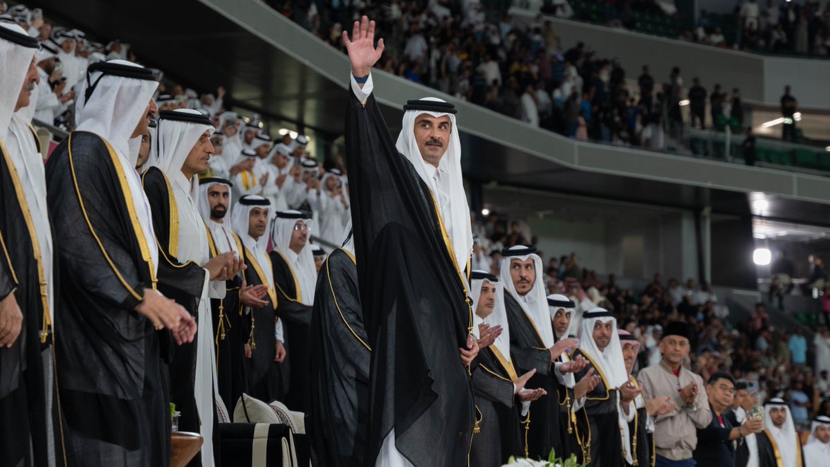 Amir of the State of Qatar Sheikh Tamim bin Hamad Al Thani attended the final football match for the 2024 Amir Cup between the Al Sadd and Qatar SC, played at the Education City Stadium on Friday.