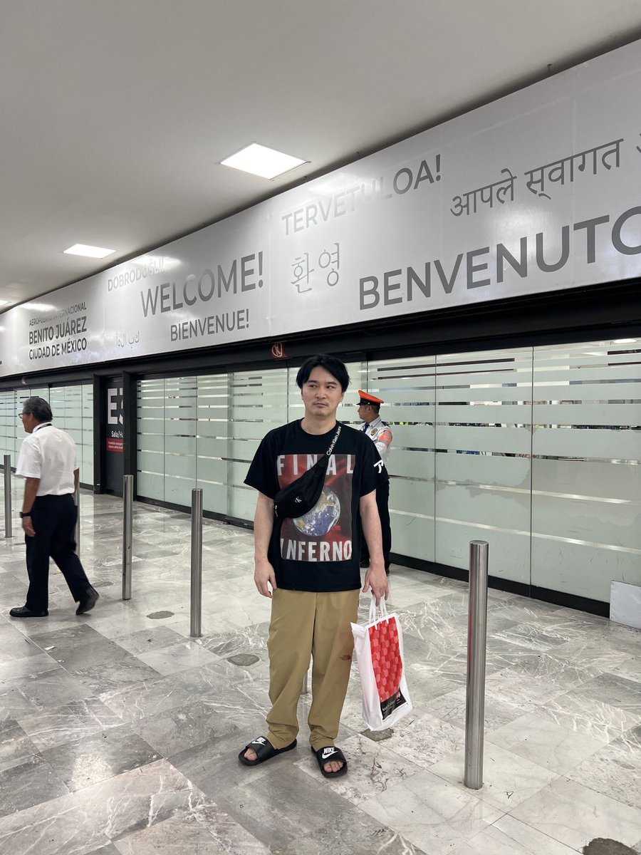 メキシコついたぞ！！
飛行機死ぬほど長かったけど、闘志がみなぎってきたぞ！！！
世界一目指すぞ