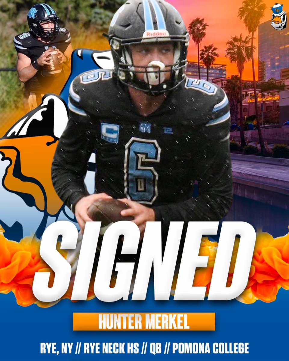 Welcome Hunter Merkel from Rye Neck High School as a Pomona-Pitzer Sagehen! Hunter is a Quarterback and will be attending Pomona College!

#gosagehens #sagehenfb