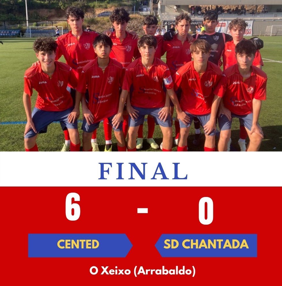 sdchantada's tweet photo. Día de #EseDé
Comezou a xornada cun mal resultado para a #SDChantadaCadete na súa visita ao @centedteam
#fútbolnocorazón #MerceEterna #AbelAlexsempreconnos https://t.co/lD0me2w7Qt