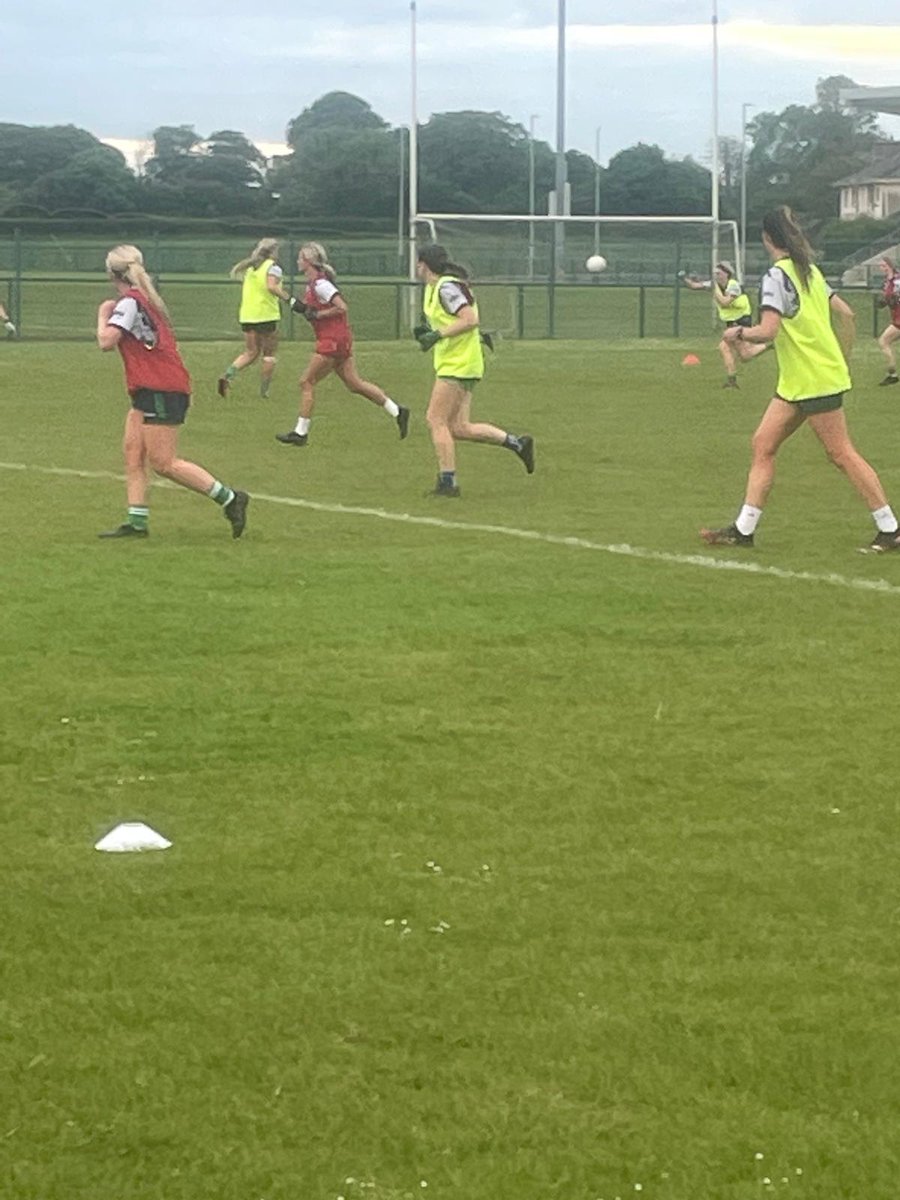 Our Senior Ladies Football Team training intensively this evening in Mick Neville Park, Rathkeale in preparation for their 1st game v Longford on Saturday June 2nd in the TG4 All-Ireland Junior Championship. #SeriousSupport #LGFA50 #GetBehindTheFight