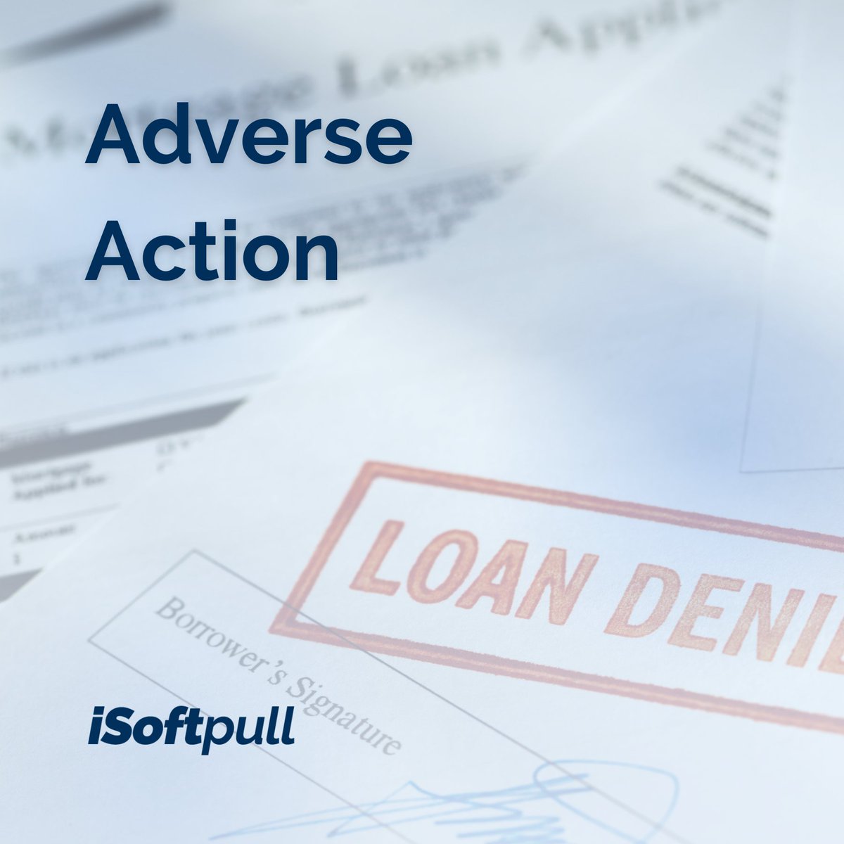 isoftpull's tweet image. Do you know how to remain compliant when taking adverse action? Check out our blog post about Adverse Action to learn what it is and what to do when informing an applicant of a denied credit application.

zurl.co/62VX

#isoftpull #softcreditcheck #compliance #FCRA