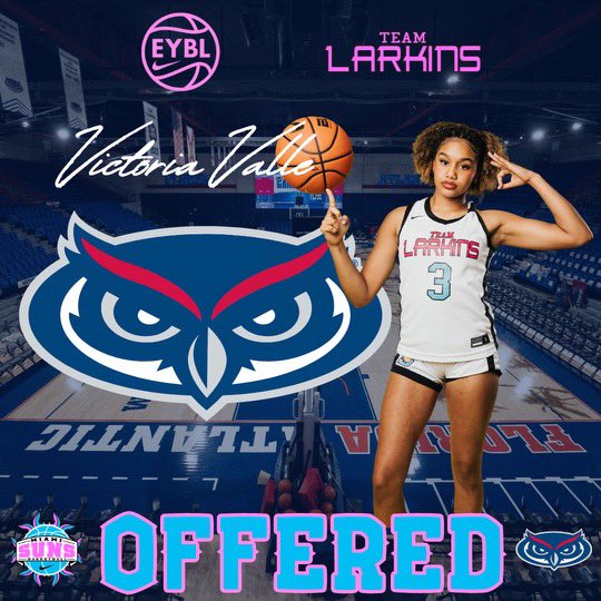 Beyond grateful to have received an offer from Florida Atlantic University! @FAUWBB_Hoops Thank you❤️‍🔥 @coachsully10 #goowls🦉 #agtg