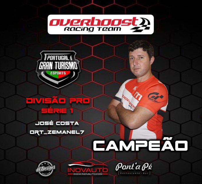 Overboost_RT's tweet image. José Costa sagrou-se campeão da divisão PRO série 1 da 3.ª temporada na Portugal GT eSports, levou a melhor sobre os seus companheiros de equipa Jean Gonçalves e Paulo Macedo! 

Parabéns Zé 💪