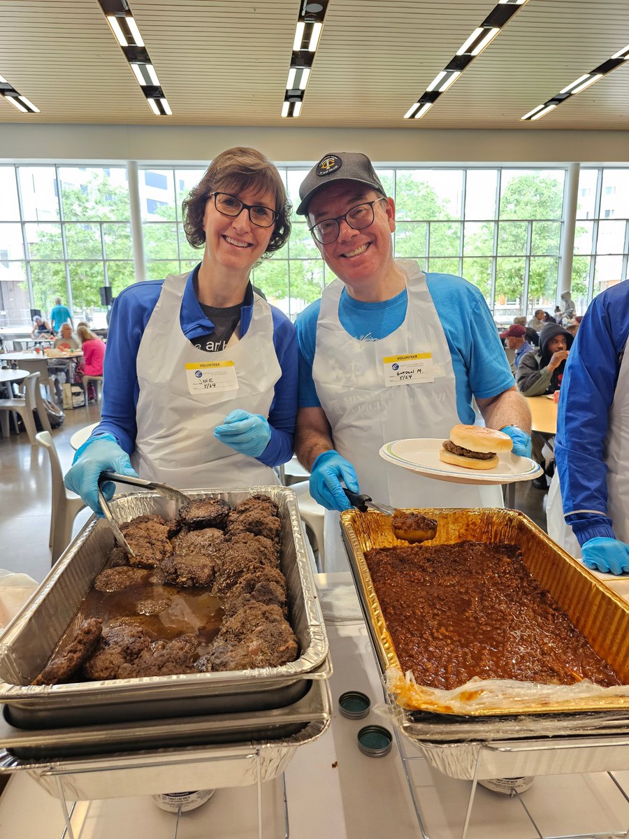 What a great day serving up 500+ lunches at Dorothy Day Place in downtown St. Paul! Many thanks to our volunteers (Supreme Court justices, Court of Appeals judges, law clerks &amp; staff) + our friends at <a href="/cctwincitiesorg/">Catholic Charities Twin Cities</a>  &amp; the many people (&amp; their pets!) who joined us for a meal.❤️
