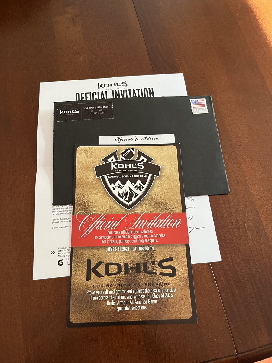 Thank you for the invite @Coach_Casper and @KohlsSnapping .