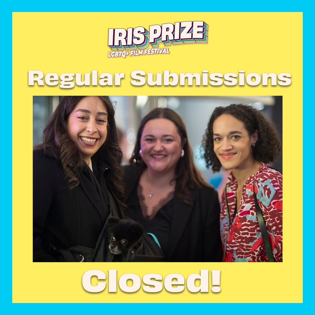 Our Regular Submissions for this year are now CLOSED! But don't fear, you've got until 2nd June for our Late Submissions window so, if you've got a film that you think is the next Iris Prize Winner - submit quickly! irisprize.org/submissions/