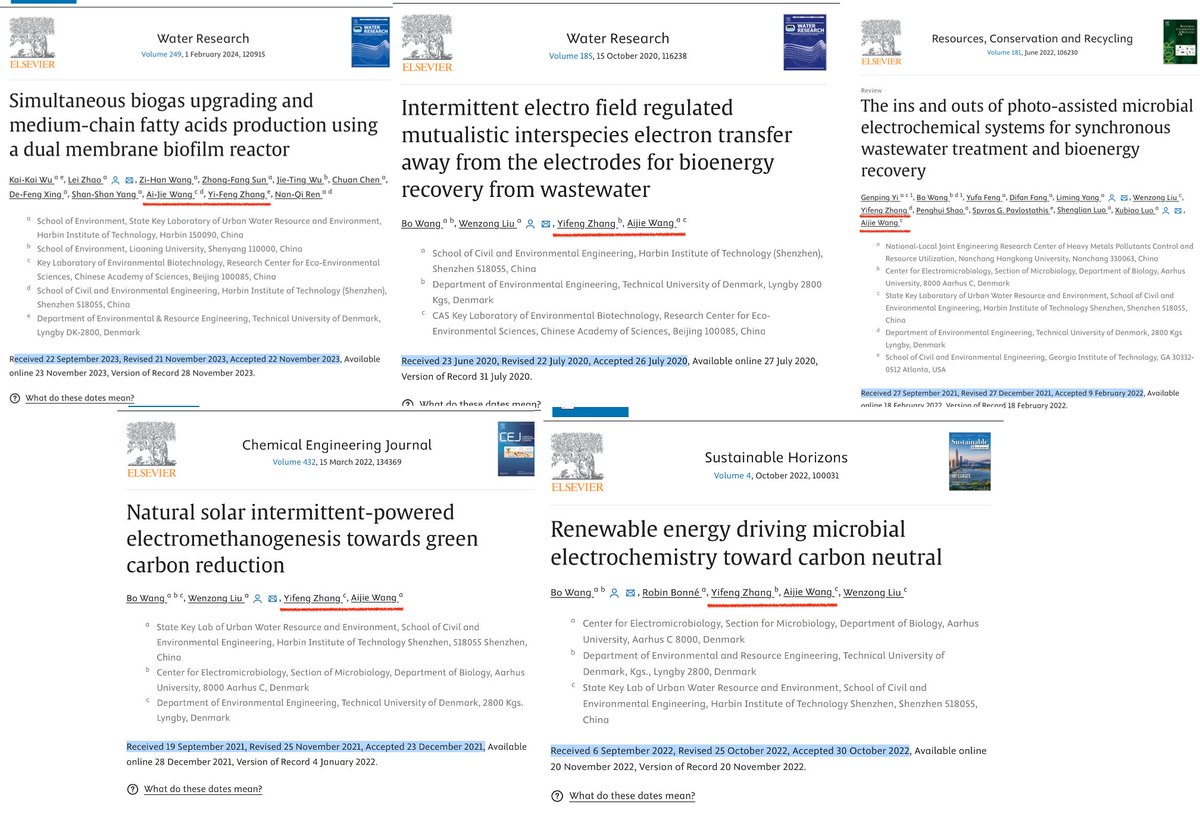 She does not only edit her own papers, she also has co-authors edit her papers! Notice H.H. Ngo from @UTSEngage, he does this often for co-authors. #papermill junk? #fraud? Highly unethical! Hello @ELSenviron are you ever going to act? @STOTEN_journal doesn't care!