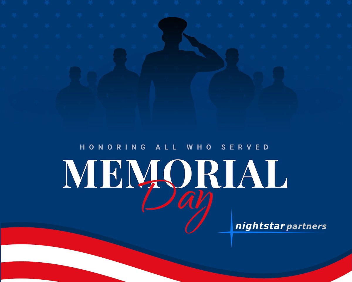 This Memorial Day weekend, Nightstar Partners honors those who gave their lives for our freedom. We deeply thank their families and all who serve our nation.

#MemorialDay #MicrosoftPartner @NightstarPartn1

nightstarpartners.com