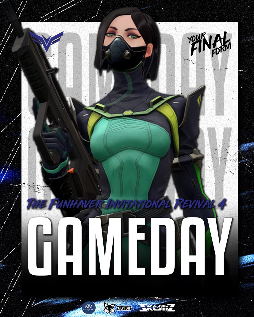 FinalFormEnt's tweet photo. 🚨Back in Action🚨

Some new faces representing the brand today!

⚔️@VimsValorant 
⚔️@UncreativeVAL 
⚔️@tnlikesbots 
⚔️@BlackMoose25 
⚔️@k0rupt_val 

⏰6 PM EST

Live updates to follow!

#YourFinalForm | #FinalFormVal https://t.co/mDZKclI9Jd