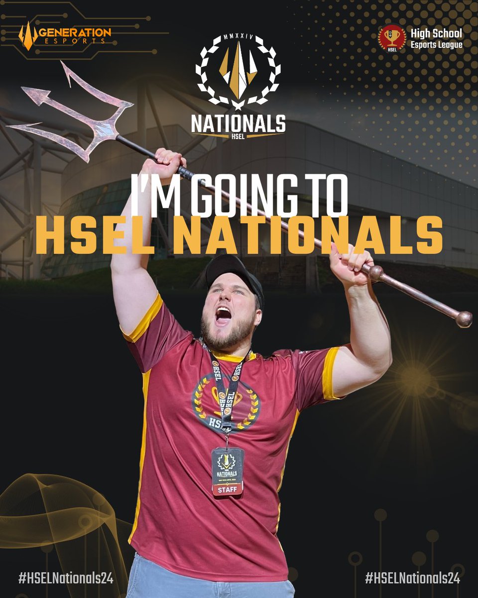 It's all come down to this, and it's right around the corner: #HSELNationals24 presented by @oakley, June 7-9 right here in Kansas City! Get your tickets at midwestfest24.com/tickets! @JoinGenEsports @HSELesports @MidwestFestGG @leveluparenagg