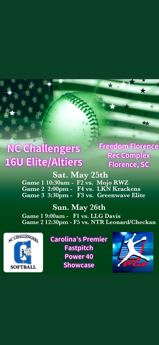 Kerrigan Edmonds (@kerriganedmonds) on Twitter photo Excited for this weekends tournament in Florence, SC. Ready to hit the field with my team for the first time @ncc16elite <a href="/CatawbaSoftball/">🥎Catawba Softball🥎</a> @Hailey_Cole_ <a href="/WingateSoftball/">Wingate Softball</a> <a href="/LRSoftball/">Lenoir-Rhyne Softball</a> <a href="/CatamountSB/">Western Carolina Softball</a> <a href="/ecu__softball/">East Carolina Softball</a> <a href="/Barton_Softball/">Barton College Softball</a> Excited for this weekends tournament in Florence, SC. Ready to hit the field with my team for the first time @ncc16elite <a href="/CatawbaSoftball/">🥎Catawba Softball🥎</a> @Hailey_Cole_ <a href="/WingateSoftball/">Wingate Softball</a> <a href="/LRSoftball/">Lenoir-Rhyne Softball</a> <a href="/CatamountSB/">Western Carolina Softball</a> <a href="/ecu__softball/">East Carolina Softball</a> <a href="/Barton_Softball/">Barton College Softball</a>