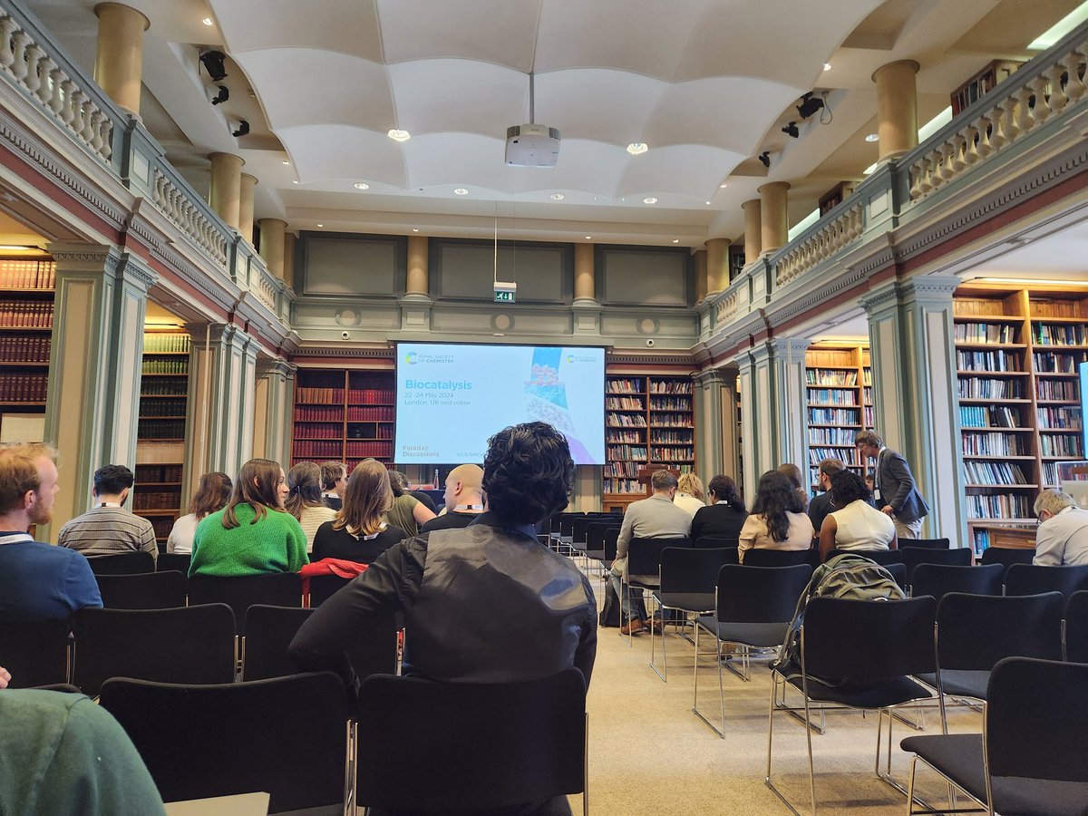 Enjoyed the excellent talks from talented researchers via participating the Biocatalysis Faraday Discussion <a href="/Faraday_D/">Faraday Discussions</a>. Thanks a lot for the financial support from RSC researcher and development travel grant <a href="/RoySocChem/">Royal Society of Chemistry</a> and qub travel scholarship <a href="/QUBScholarships/">QUB Scholarships & Awards</a>.