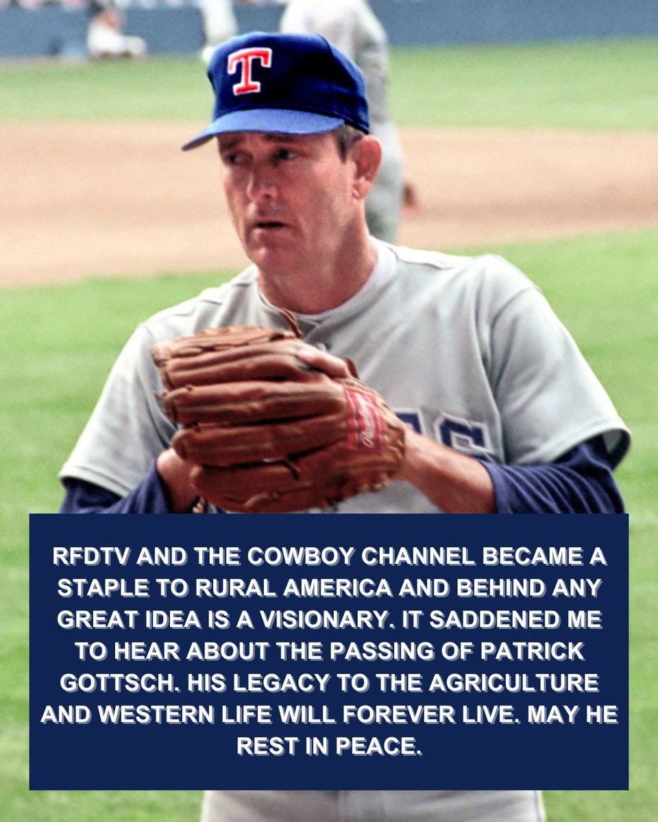 Kind words from baseball legend Nolan Ryan...