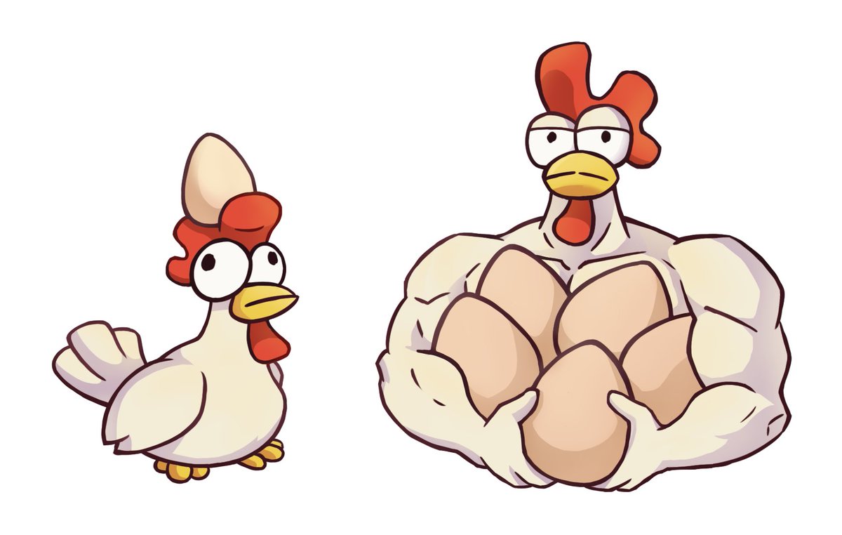 Level 1 chicken vs level 30 chicken 🐓
