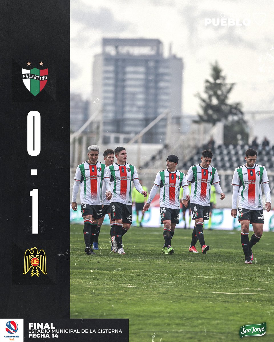 Final del partido en La Cisterna. A levantarse Baisanos que esto sigue ❤️🖤💚 #TodoUnPueblo 🇵🇸