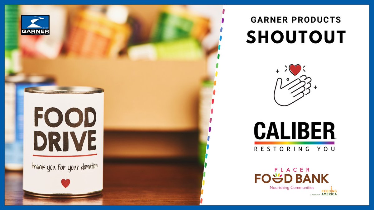 Shoutout to <a href="/CaliberAutoBody/">Caliber</a> for their fundraiser benefiting Placer Food Bank! We're proud to support this cause by sponsoring car washes for our employees at Roseville Industrial Park.

Support the food drive caliber.com/why-caliber/re…

#GivingBack #CommunitySupport #FightHunger