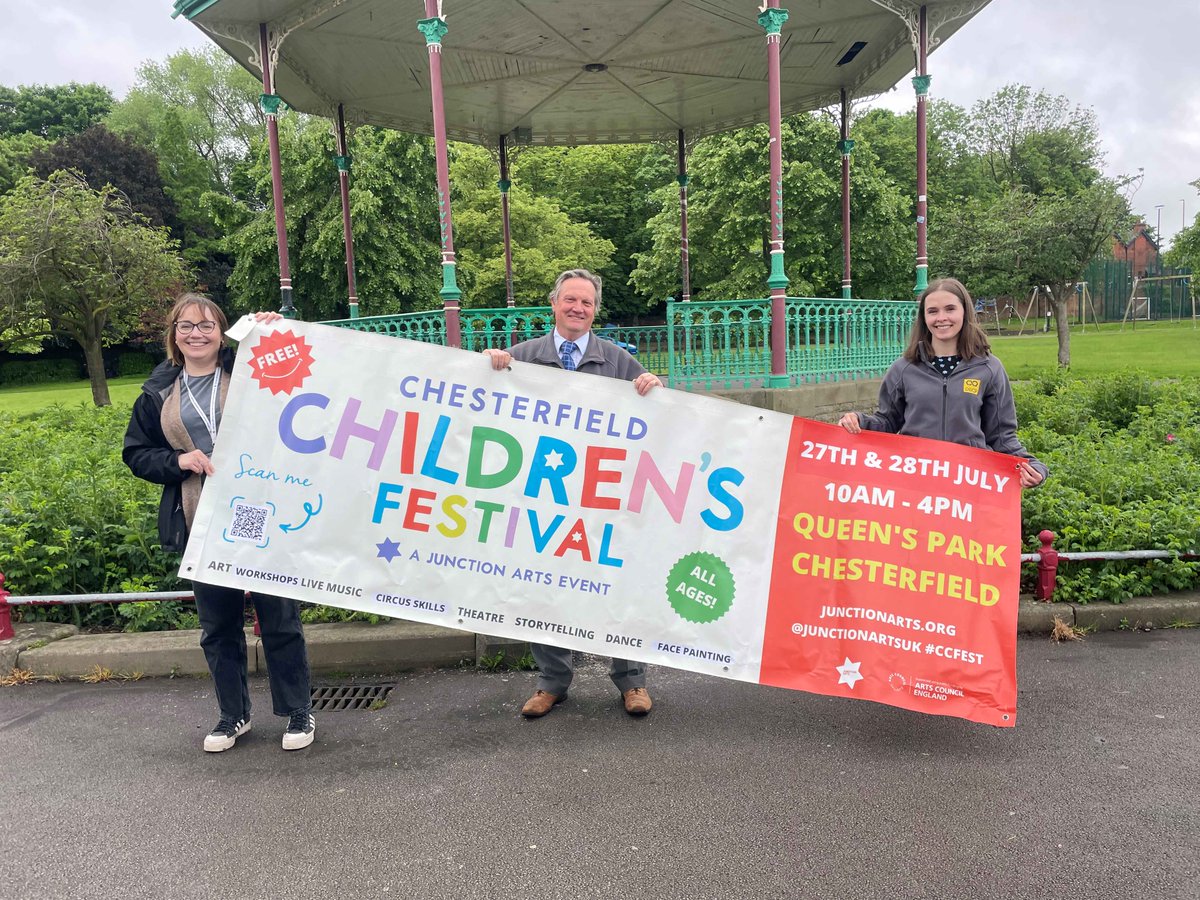 We want to say a HUGE thank you to @DerbyshireBCP for sponsoring this year's Chesterfield Children's Festival - donating £4,000 to help us stage this FREE two-day event for local families.

Read the full story here: ow.ly/B1Mq50RTLvU

#lovechesterfield #ccfestival