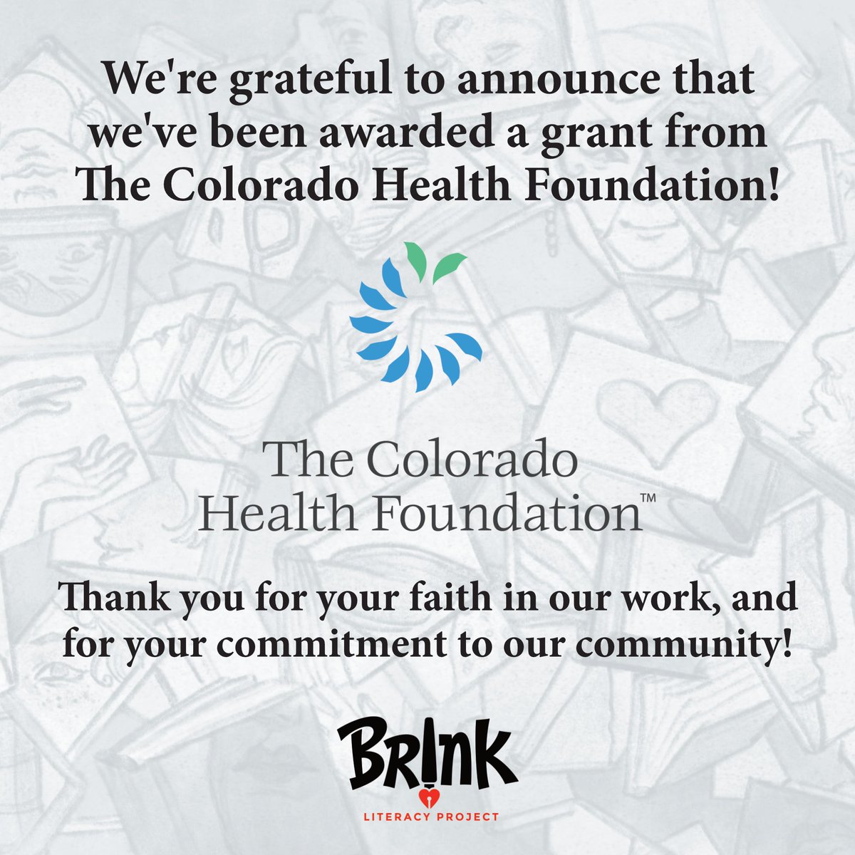🙏 We're grateful to announce that we've been awarded a grant from The Colorado Health Foundation!

Thank you for your faith in our work, and for your commitment to our community! 🙌
.
#causes #Colorado #dogood #nonprofit