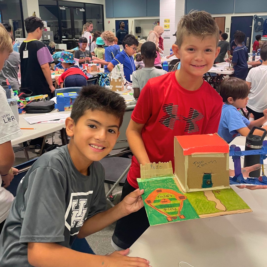 Get ready for STEM-Letics Academy @RiceUniversity! This summer, keep your 3rd-5th graders active and engaged with our week-long STEM and sports day camps. Register now at bit.ly/STEM-Letics for exciting hands-on engineering projects and team-based sports activities!