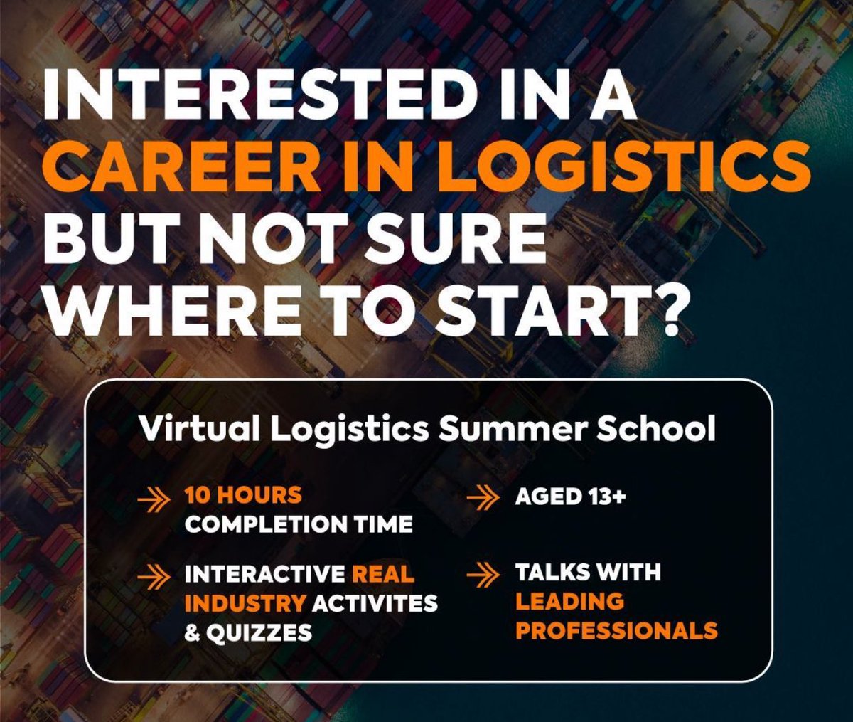#GLW2024 …

> Free #careers resources 
> Virtual #Wex programme 
> Virtual Careers Fair 

Over 60 leading orgs from the world of #Logistics 

#Follow @CareersWeek 
24th - 29th June
