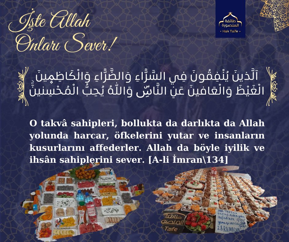 📖 İşte Allah, Onları Sever!

O takvâ sahipleri, bollukta da darlıkta da Allah yolunda harcar, öfkelerini yutar ve insanların kusurlarını affederler. Allah da böyle iyilik ve ihsân sahiplerini sever.

(Â-li İmran\134)