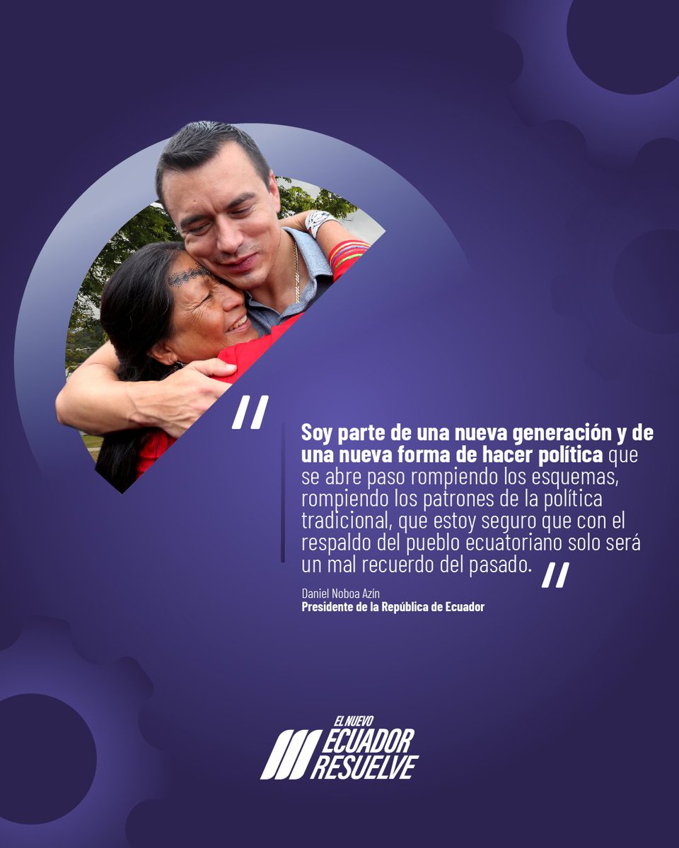 #InformeALaNación2024 🇪🇨 | Presidente de la República, @DanielNoboaOk. #ElNuevoEcuadorResuelve 👏