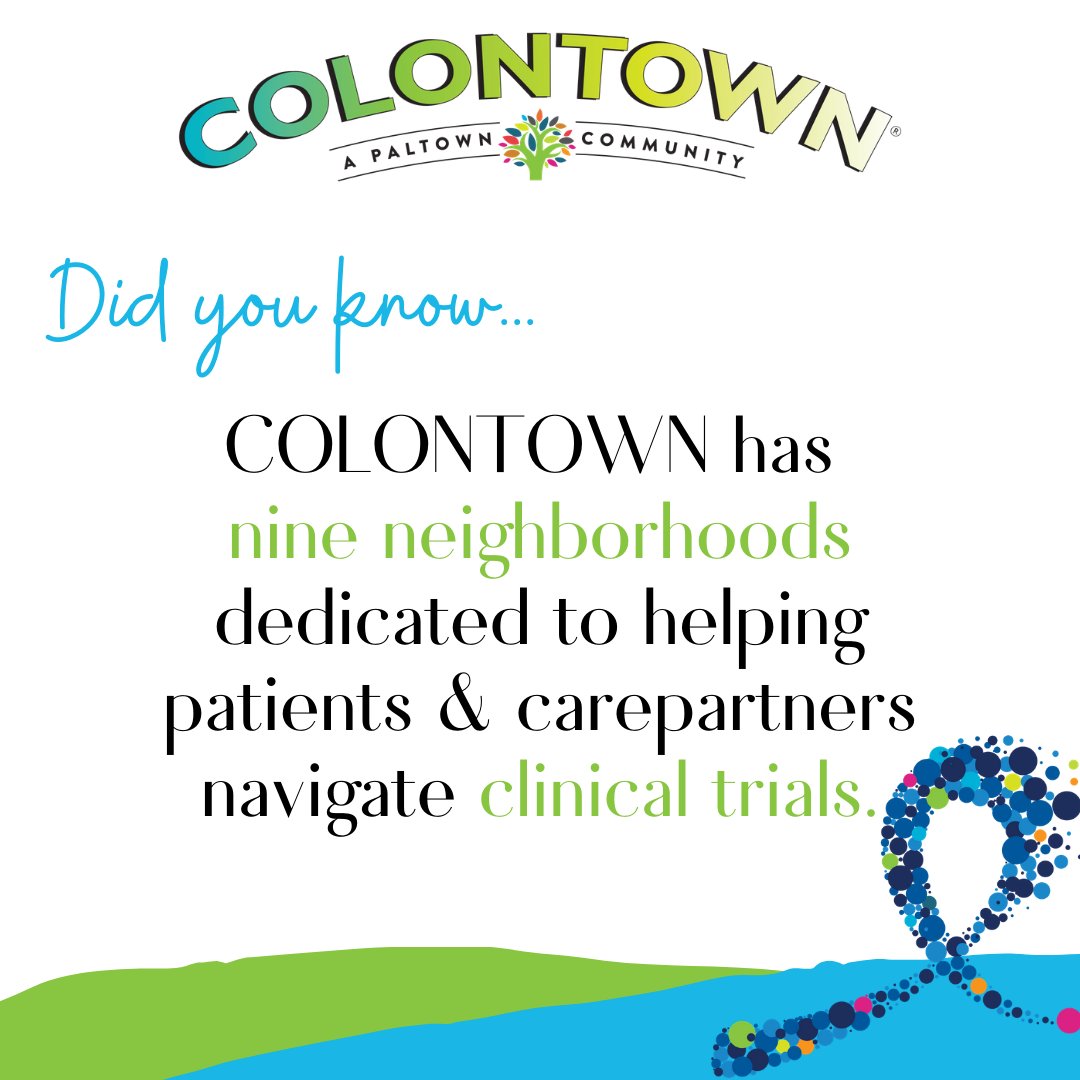 COLONTOWN offers several private groups dedicated to helping #colorectalcancer patients and caregivers navigate clinical trials. Join us today: colontown.org/join/