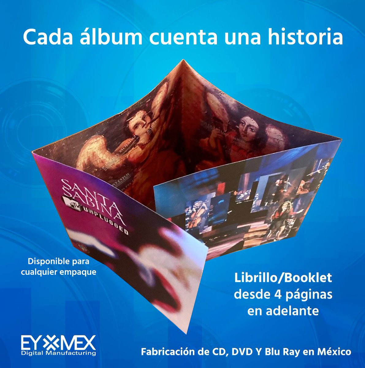 eymexoficial's tweet photo. Agrega un librito para letras, créditos, artes o contar la historia detrás de tu álbum. Tu disco es un testimonio tangible de tus creaciones!
Envianos whats  https://t.co/yNM4t2dOtu
#eymex #fabricaciondeCDyDVD📷#compactdisc #vintage #CD #discos https://t.co/Eu5J3It6U2