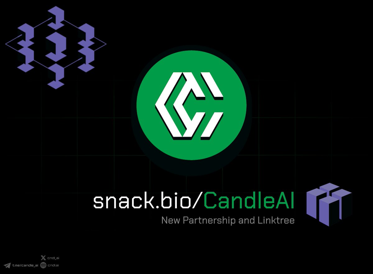 Thank you @Snackbox_ai for providing us with a Web3 Linktree solution for $CNDL.

Check all the relevant links, both current and upcoming about the project at the snack.bio/CandleAI. 

A special mention to the $SNACK Team for elaborating well about the project. With five