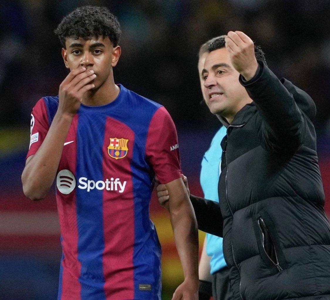 ❗️Lamine Yamal, via IG: “Thank you for always trusting me. It has been a pleasure to learn and work with you, Mister. Forever a Legend of the club 💙❤️ Good luck!!!” #FCB