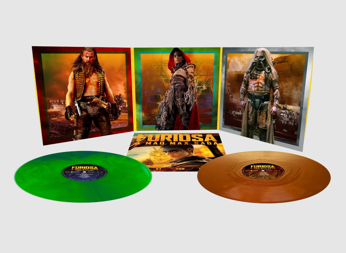 Furiosa - Original Soundtrack (Vinyl/CD) up for preorder at Mutant ($45/$16) bit.ly/3VdKsvf