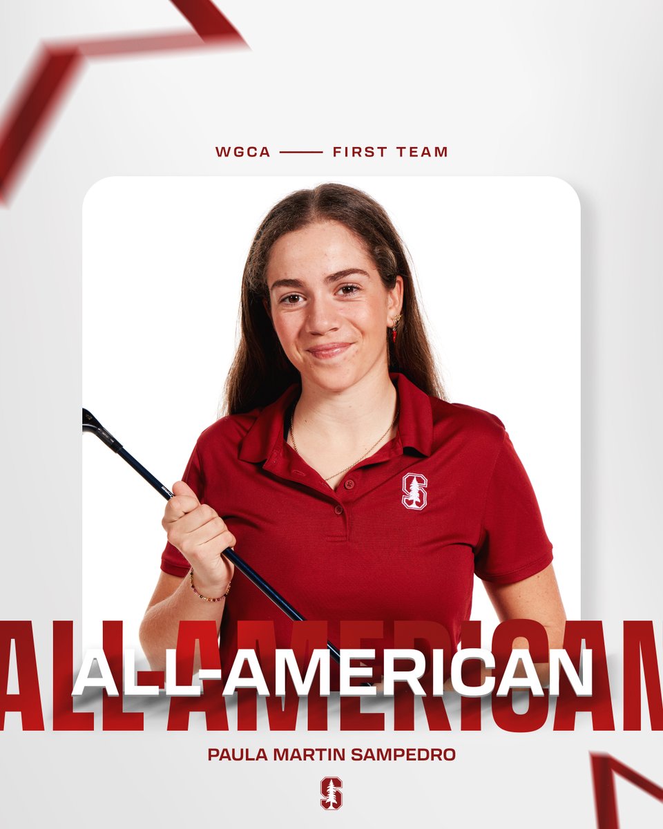 An All-American lineup 🤩 For the first time in program history, Stanford lands 5️⃣ All-America selections, which is the most in the country‼️ Megha Ganne and Paula Martin Sampedro lead the way with First Team honors. 📝: tinyurl.com/2aocm4jt #GoStanford