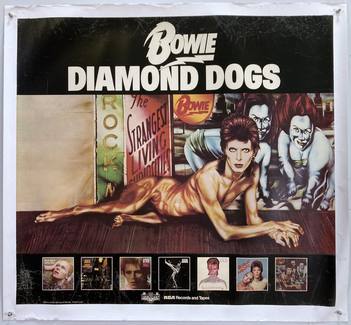 On this day in 1974, David Bowie released ‘Diamond Dogs’.