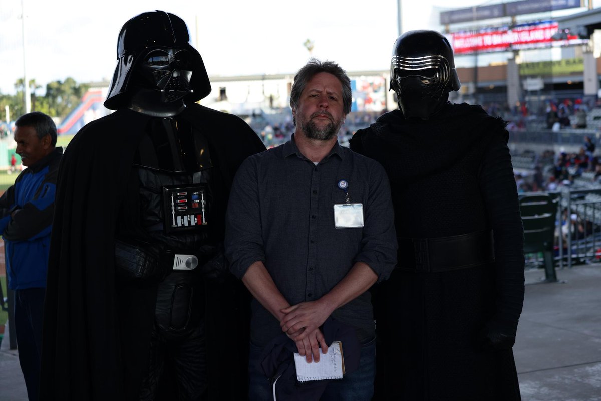 The Force is strong in Stockton. @bensbiz spends an intergalactic evening with the Ports: atmilb.com/3UYkSJs