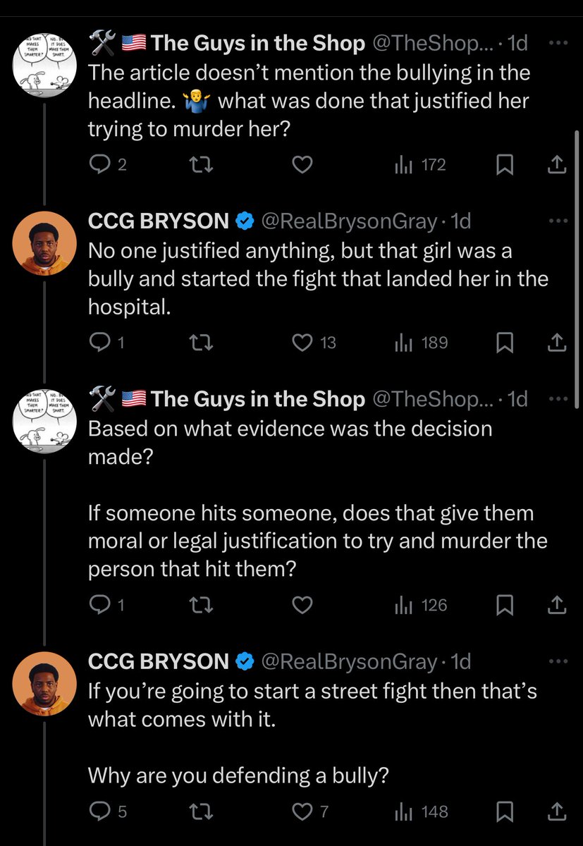 Anti-White MAGA rapper Bryson Gray, who grifted off of Trump for years, is currently defending a thug that bashed a White girl's head into the pavement nearly killing her. The 16 year old victim, Kaylee Gain, is still in the hospital months later & struggles to walk or speak.