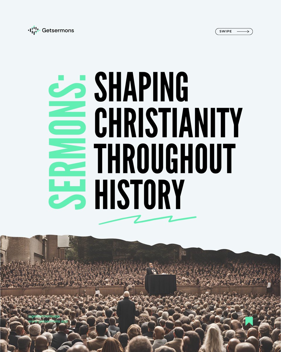 Thread 🧵: How Sermons have shaped Christian history.