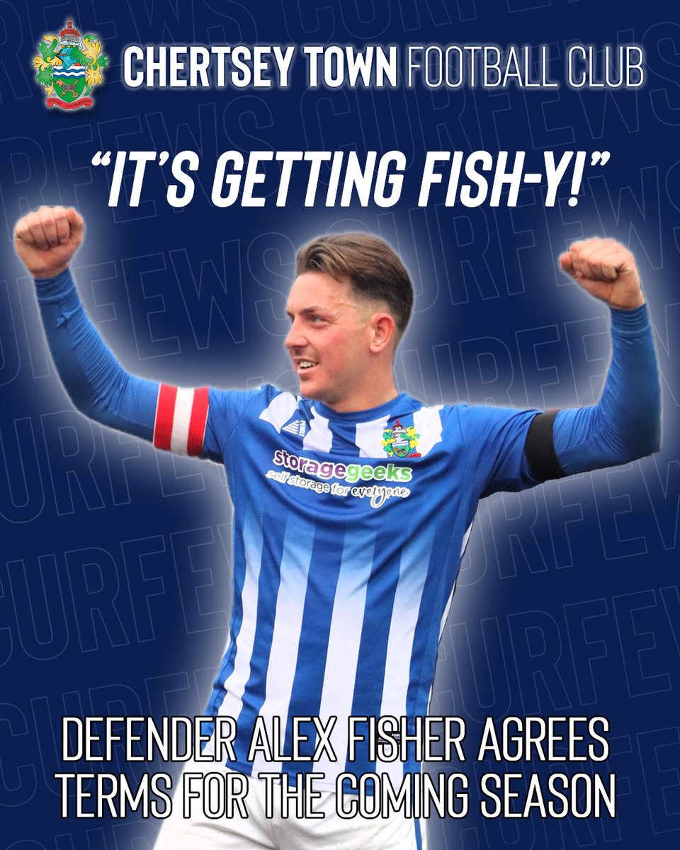 Fancy some ‘Fish on Friday? We are delighted to confirm that defender @Alex_Fisher97 has agreed terms for the coming season. Alex already has experience at Step 3 with Met Police and will continue to be a great asset to the team moving forward. Great to have you on board Fish!