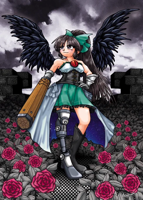 #作画カロリーの高い作品を上げようぜ共に1週間くらいかかったやつ。 