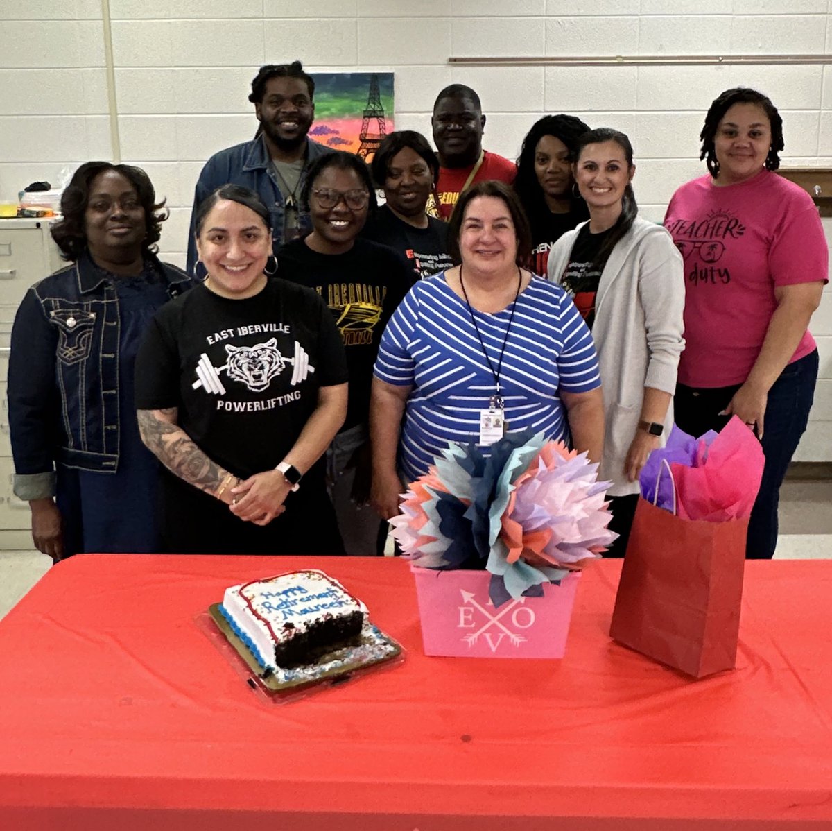 The Diverse Learners Department and the rest of the faculty, staff, and students at East Iberville would like to congratulate Mrs. Edwards on her retirement this year! We will miss you! 

#EmpoweringMinds #IgnitingFutures #EIproud #TigerPride #onceatigeralwaysatiger