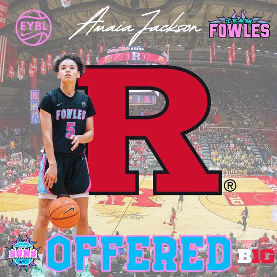 Blessed to receive an offer from Rutgers University! Thank you Coach Washington and the rest of the coaching staff!! @RutgersWBB